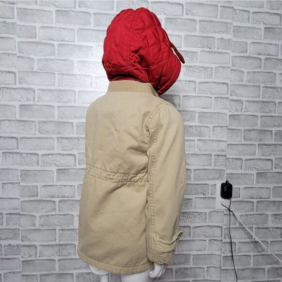 Coco Rita Zip in/out Lined Girl's Coat with Ears, size 110 (US size 4) - Picture 7 of 12